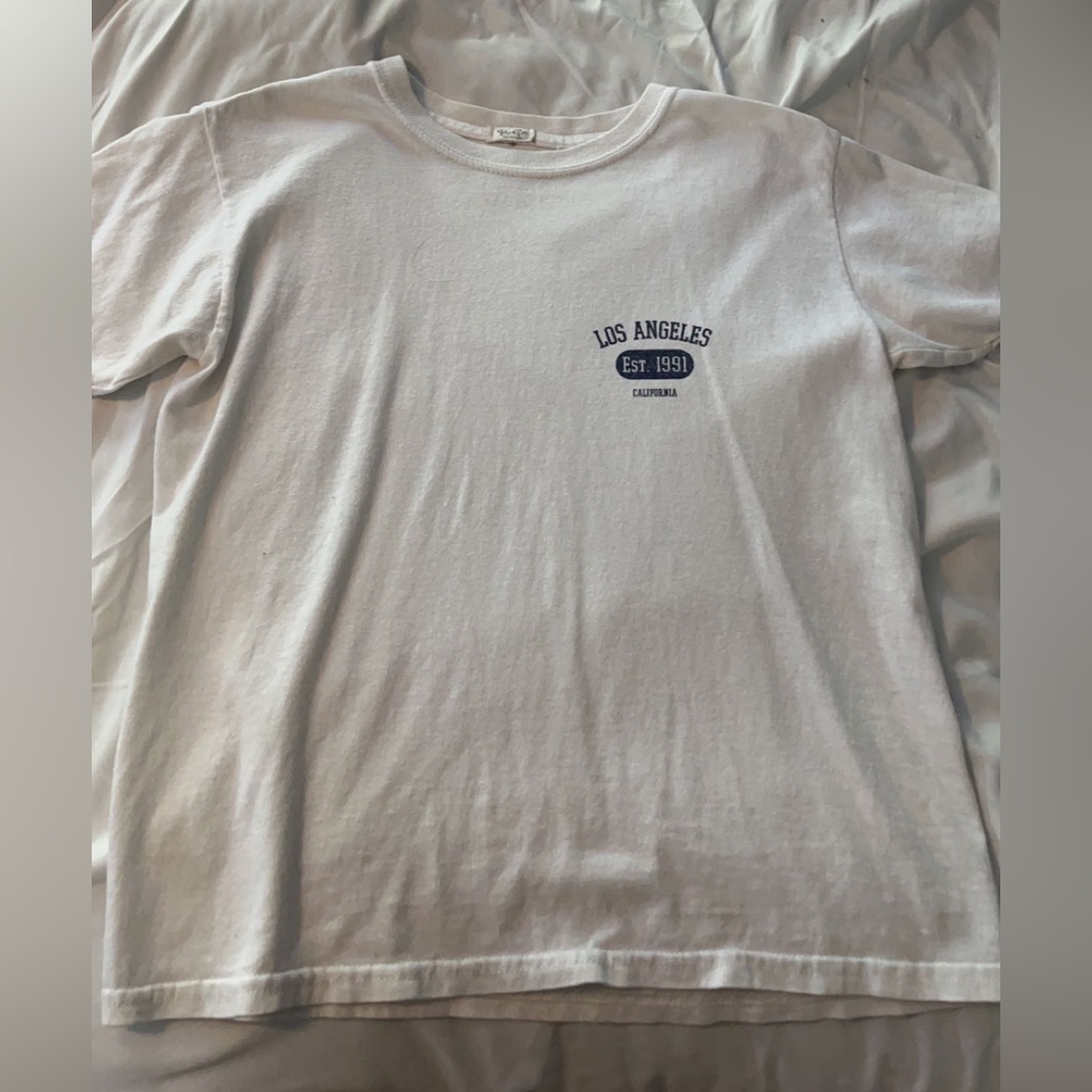 Brandy Melville, Baby Tee Style. Pacsun Crop Top White. Size Xs